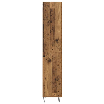 Highboard 2 stk. Altholz 69,5 x 34 x 180 cm Holzwerkstoff