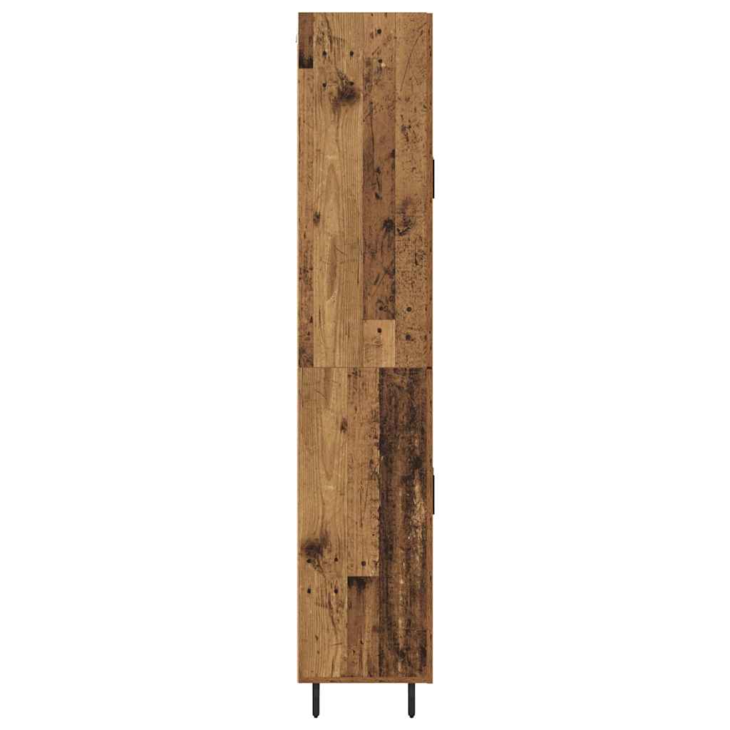 Highboard 2 stk. Altholz 69,5 x 34 x 180 cm Holzwerkstoff