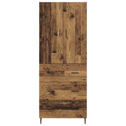 Highboard 2 stk. Altholz 69,5 x 34 x 180 cm Holzwerkstoff