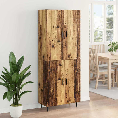 Highboard 2 stk. Altholz 69,5 x 34 x 180 cm Holzwerkstoff