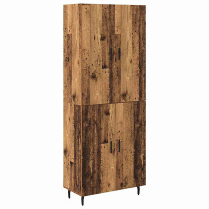 Highboard 2 stk. Altholz 69,5 x 34 x 180 cm Holzwerkstoff
