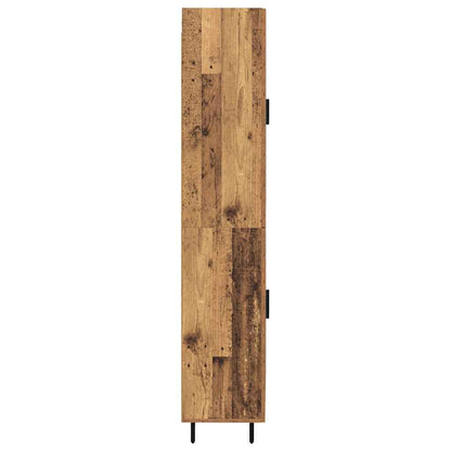 Highboard 2 stk. Altholz 69,5 x 34 x 180 cm Holzwerkstoff