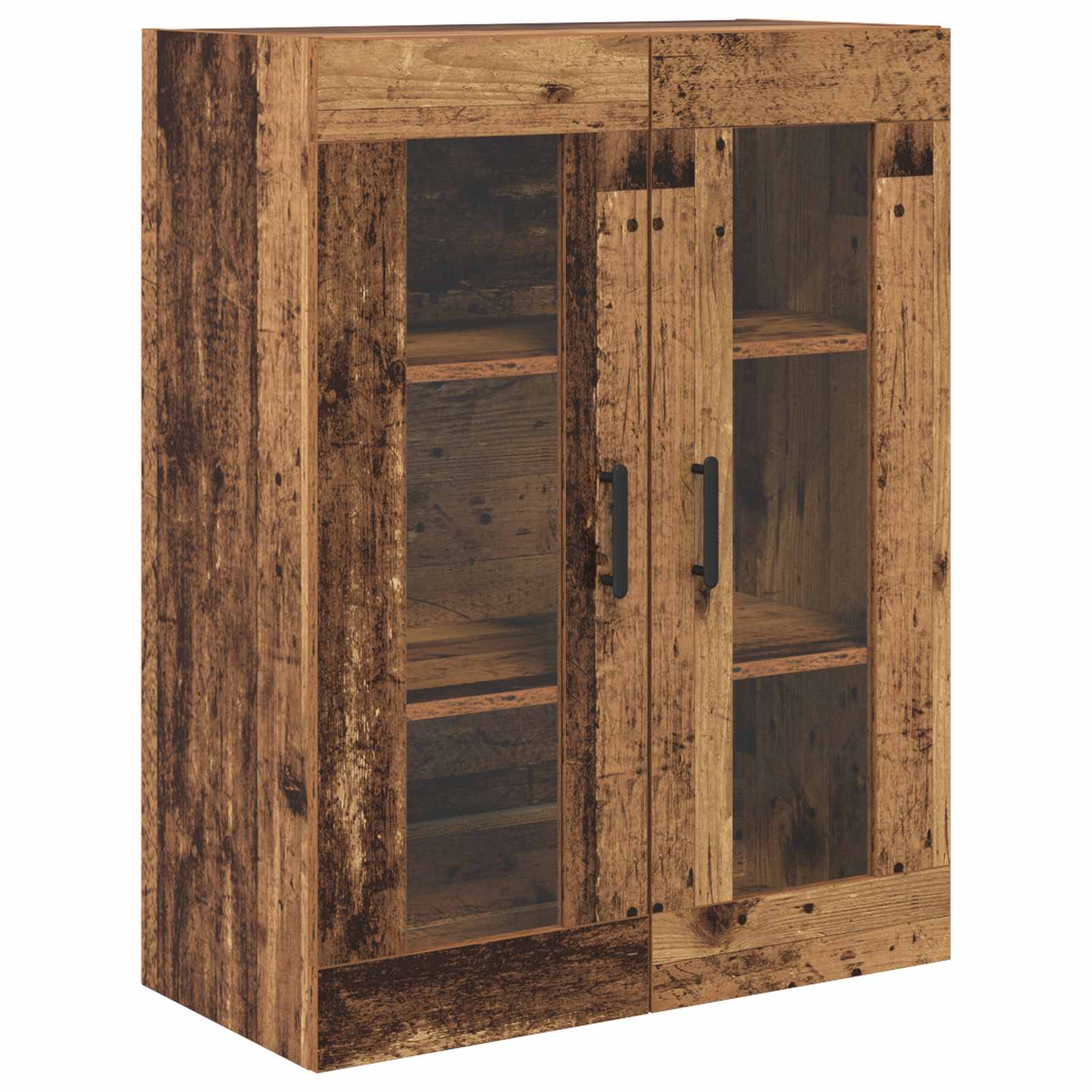 Highboard Altholz 69,5 x 34 x 180 cm Holzwerkstoff