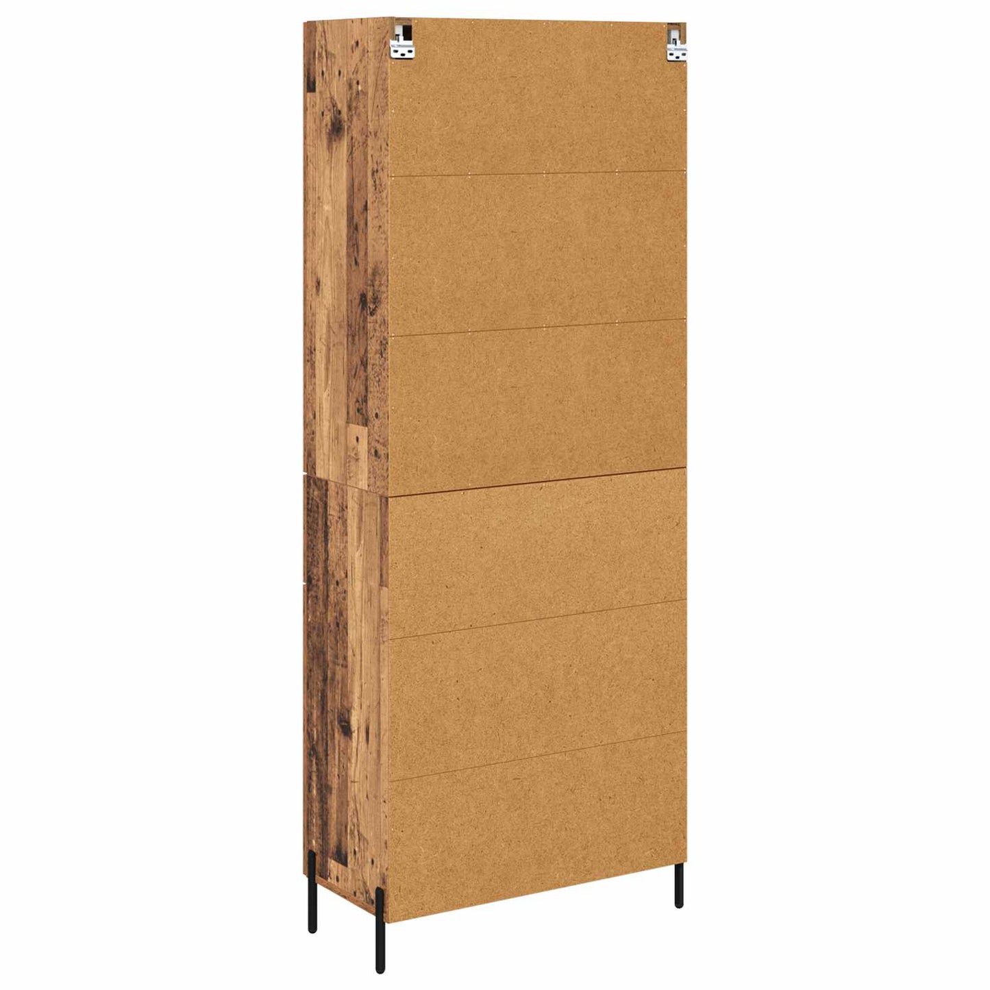 Highboard Altholz 69,5 x 34 x 180 cm Holzwerkstoff