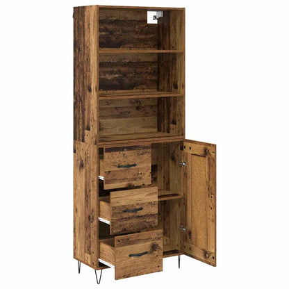 Highboard 2 stk. Altholz 69,5 x 34 x 180 cm
