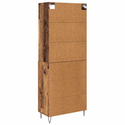 Highboard 2 stk. Altholz 69,5 x 34 x 180 cm