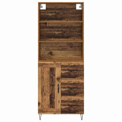 Highboard 2 stk. Altholz 69,5 x 34 x 180 cm