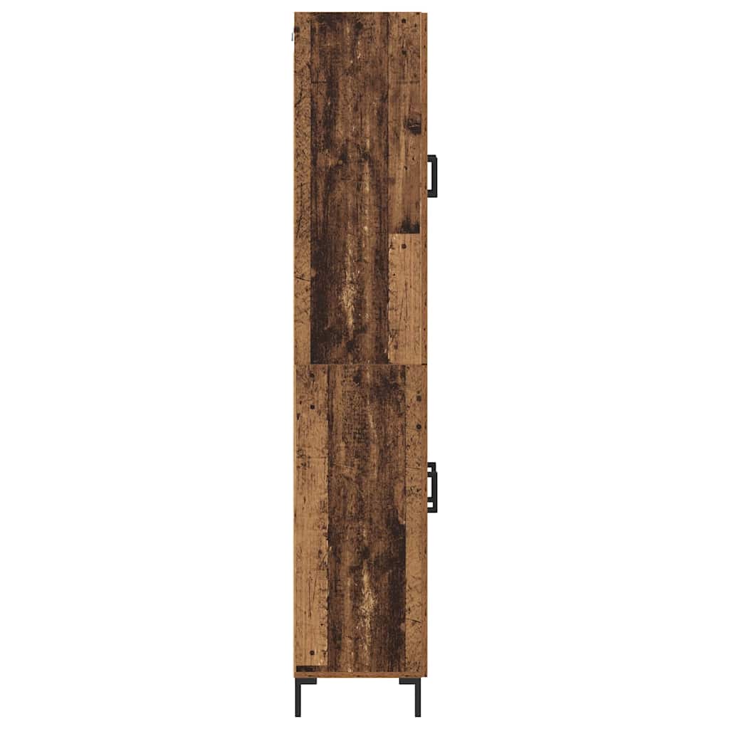Highboard 2 stk. Altholz 69,5 x 34 x 180 cm Holzwerkstoff