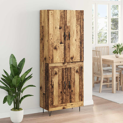 Highboard 2 stk. Altholz 69,5 x 34 x 180 cm Holzwerkstoff