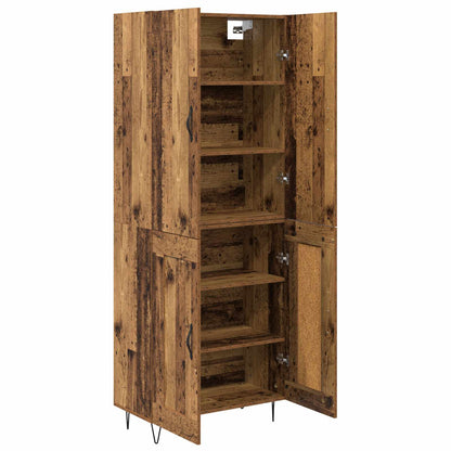 Highboard 2 stk. Altholz 69,5 x 34 x 180 cm Holzwerkstoff