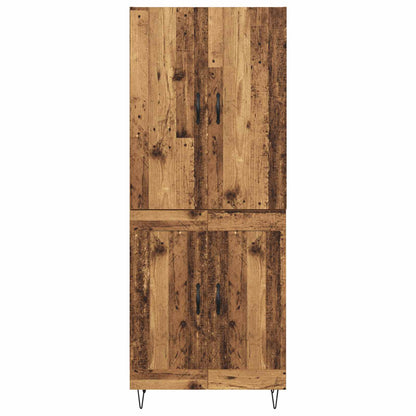 Highboard 2 stk. Altholz 69,5 x 34 x 180 cm Holzwerkstoff