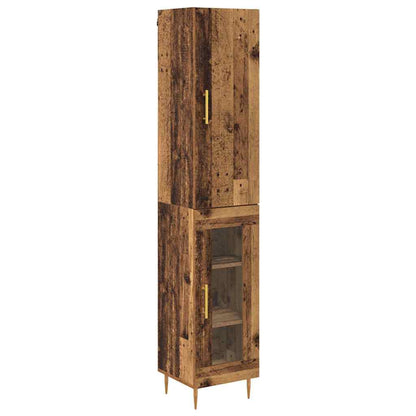 Highboard 2 stk. Altholz 34,5 x 34 x 180 cm Holzwerkstoff