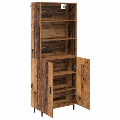 Highboard 2 Stk. Altholz 69,5 x 32,5 x 180 cm Holzwerkstoff