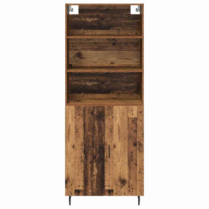 Highboard 2 Stk. Altholz 69,5 x 32,5 x 180 cm Holzwerkstoff
