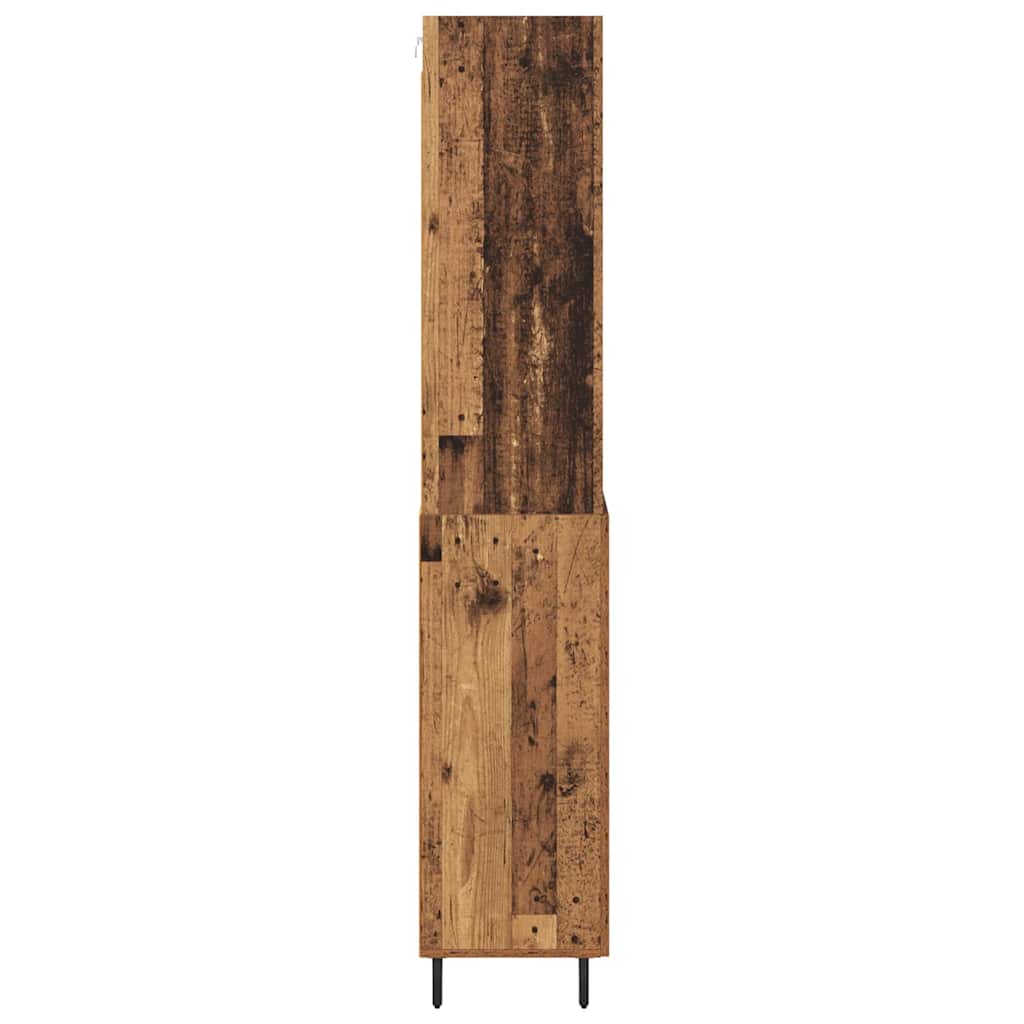 Highboard 2 Stk. Altholz 69,5 x 32,5 x 180 cm Holzwerkstoff