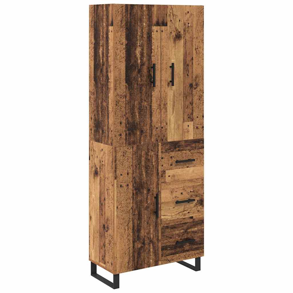 Highboard 2 stk. Altholz 69,5 x 34 x 180 cm