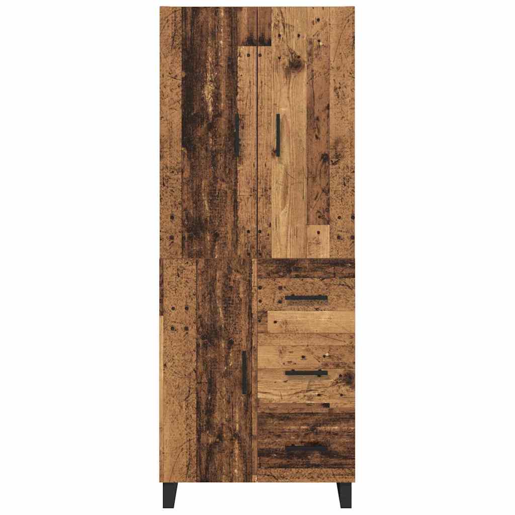 Highboard 2 stk. Altholz 69,5 x 34 x 180 cm