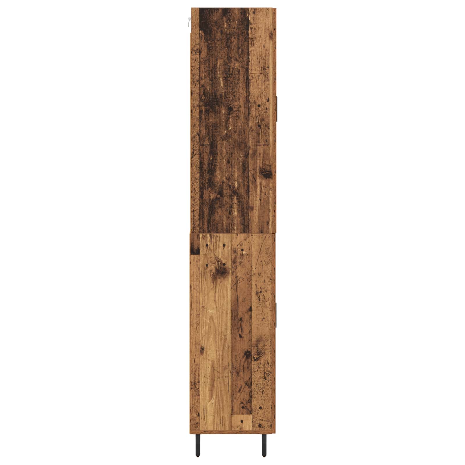 Highboard 2 stk. Altholz 69,5 x 34 x 180 cm Holzwerkstoff