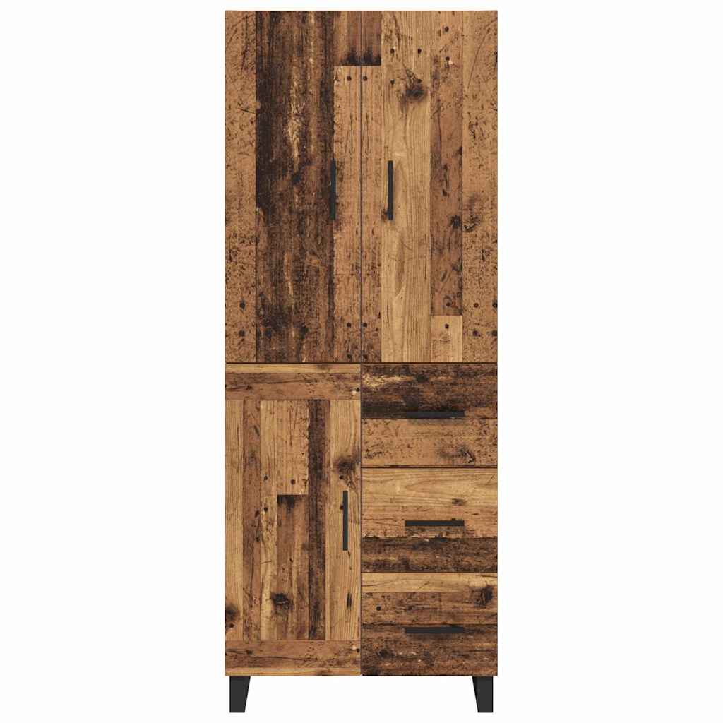 Highboard 2 stk. Altholz 69,5 x 34 x 180 cm