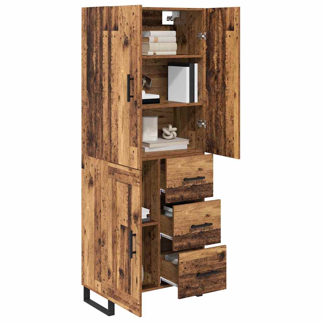 Highboard 2 stk. Altholz 69,5 x 34 x 180 cm