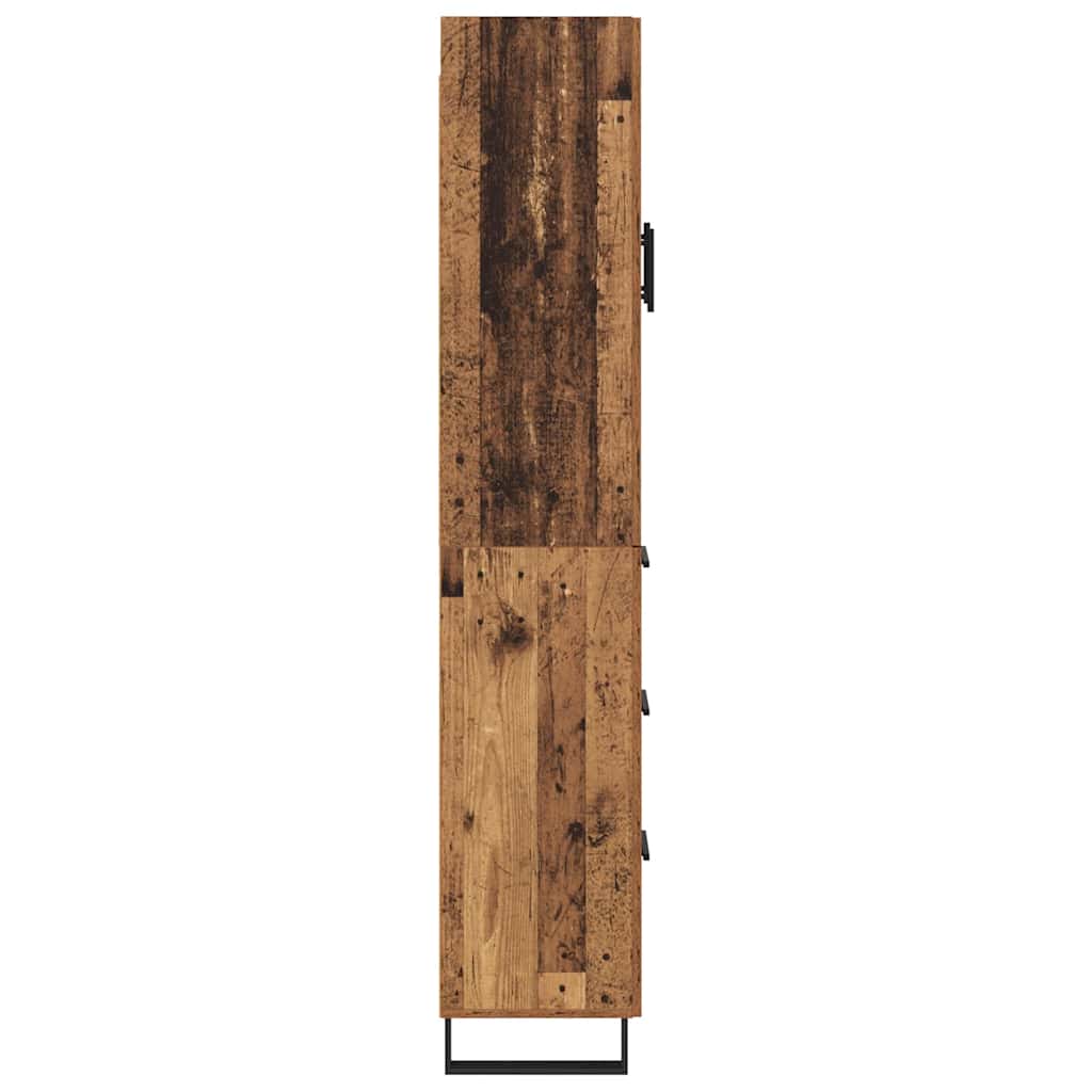 Highboard 2 stk. Altholz 69,5 x 34 x 180 cm