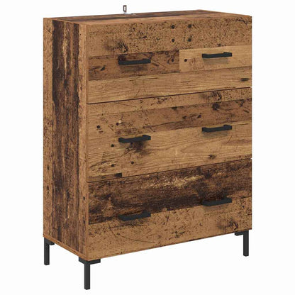 Highboard 2 stk. Altholz 69,5 x 34 x 180 cm Holzwerkstoff