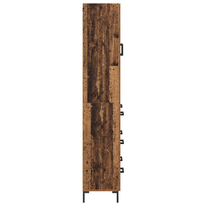 Highboard 2 stk. Altholz 69,5 x 34 x 180 cm Holzwerkstoff