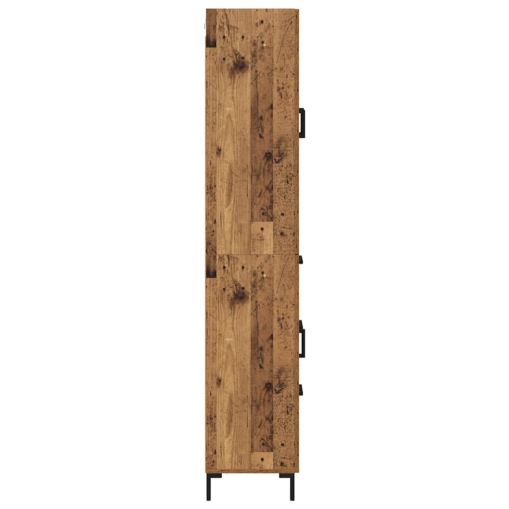 Highboard 2 stk. Altholz 69,5 x 34 x 180 cm Holzwerkstoff