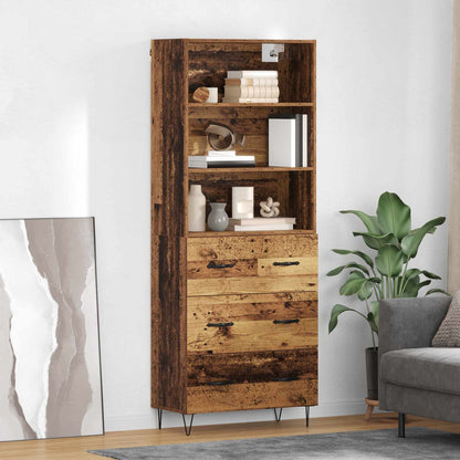 Highboard 2 stk. Altholz 69,5 x 34 x 180 cm