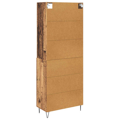 Highboard 2 stk. Altholz 69,5 x 34 x 180 cm