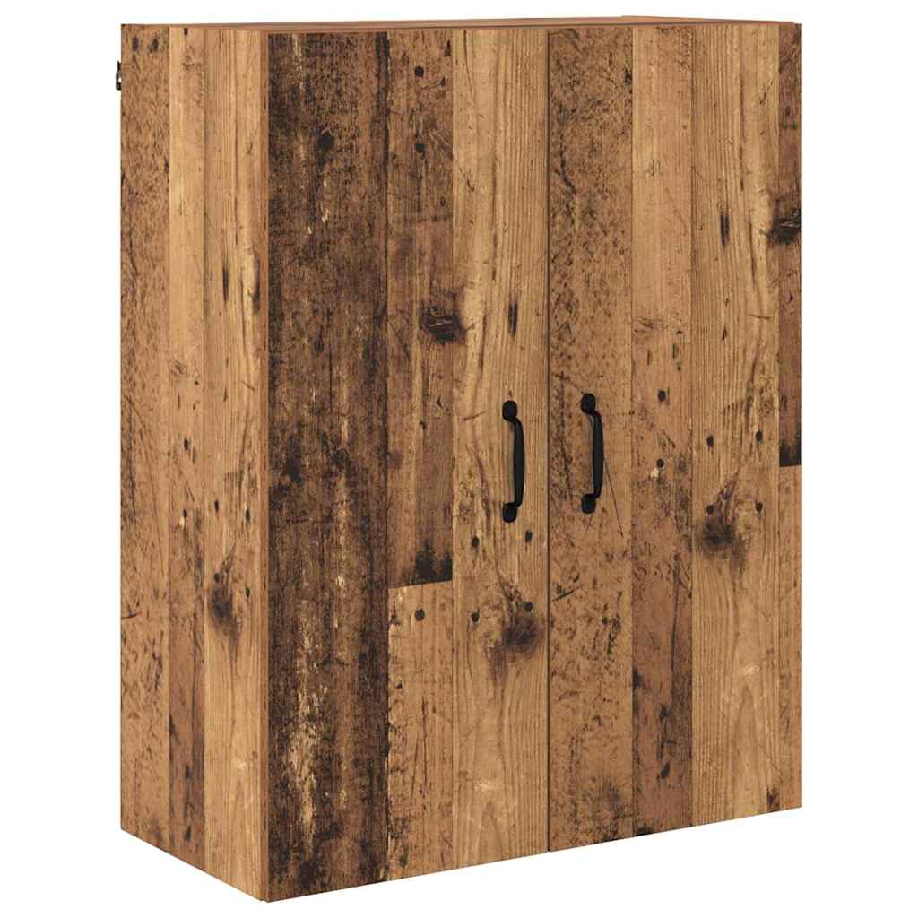 Highboard Altholz 69,5 x 34 x 180 cm Holzwerkstoff