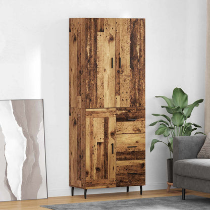 Highboard 2 stk. Altholz 69,5 x 34 x 180 cm Holzwerkstoff
