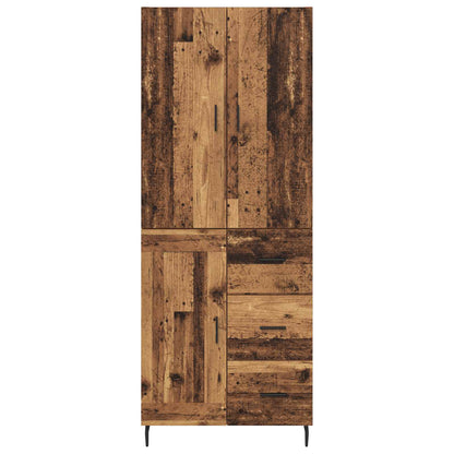 Highboard 2 stk. Altholz 69,5 x 34 x 180 cm Holzwerkstoff