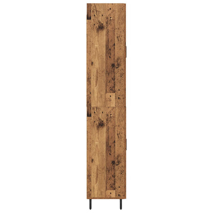 Highboard 2 stk. Altholz 69,5 x 34 x 180 cm Holzwerkstoff