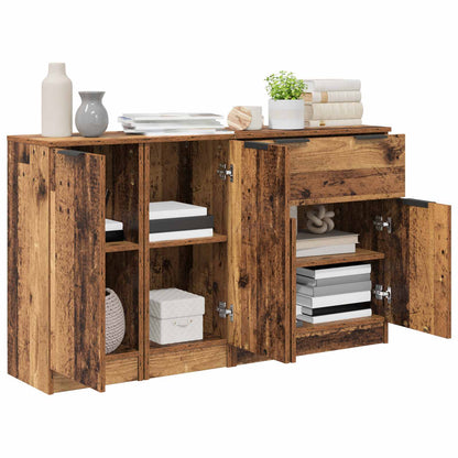 Sideboard 3 stk. Altholz 120 x 30 x 70 cm Holzwerkstoff
