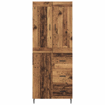 Highboard 2 stk. Altholz 69,5 x 34 x 180 cm Holzwerkstoff