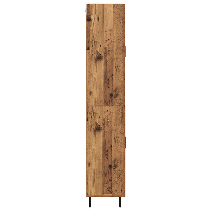 Highboard 2 stk. Altholz 69,5 x 34 x 180 cm Holzwerkstoff