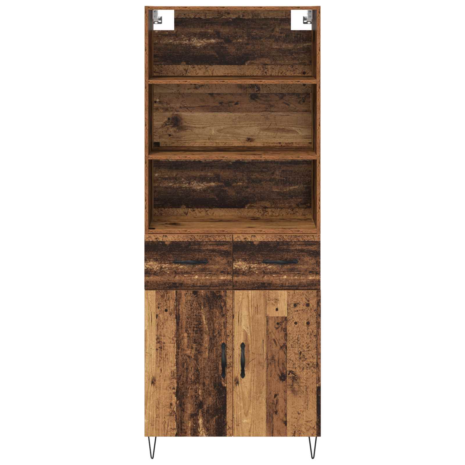 Highboard 2 stk. Altholz 69,5 x 34 x 180 cm