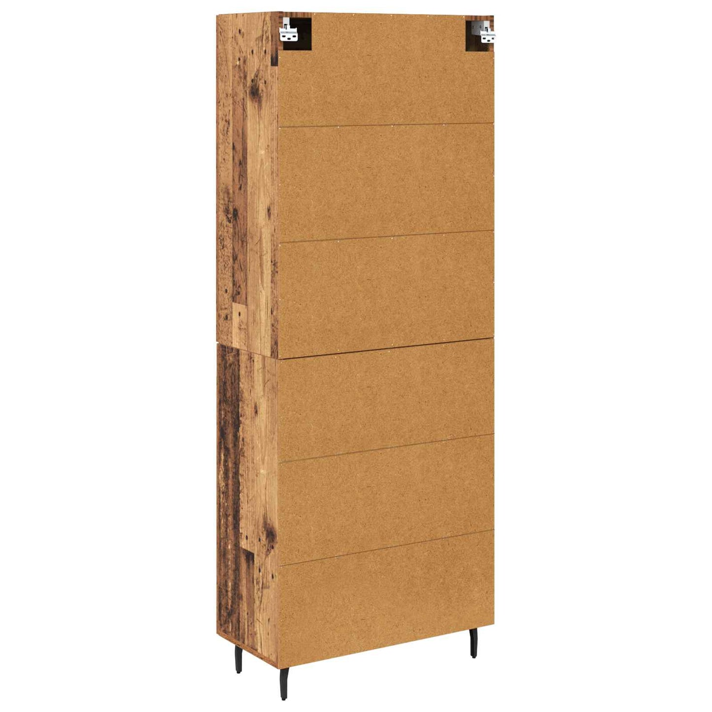 Highboard 2 stk. Altholz 69,5 x 34 x 180 cm Holzwerkstoff