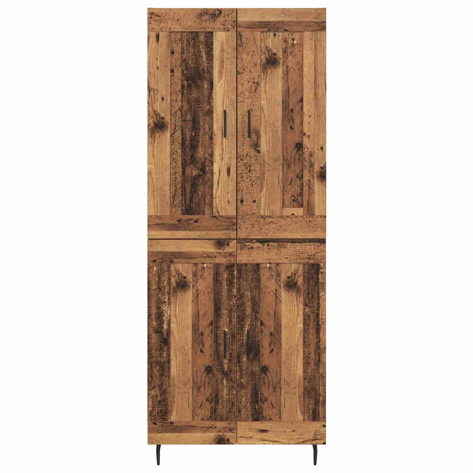 Highboard 2 stk. Altholz 69,5 x 34 x 180 cm Holzwerkstoff