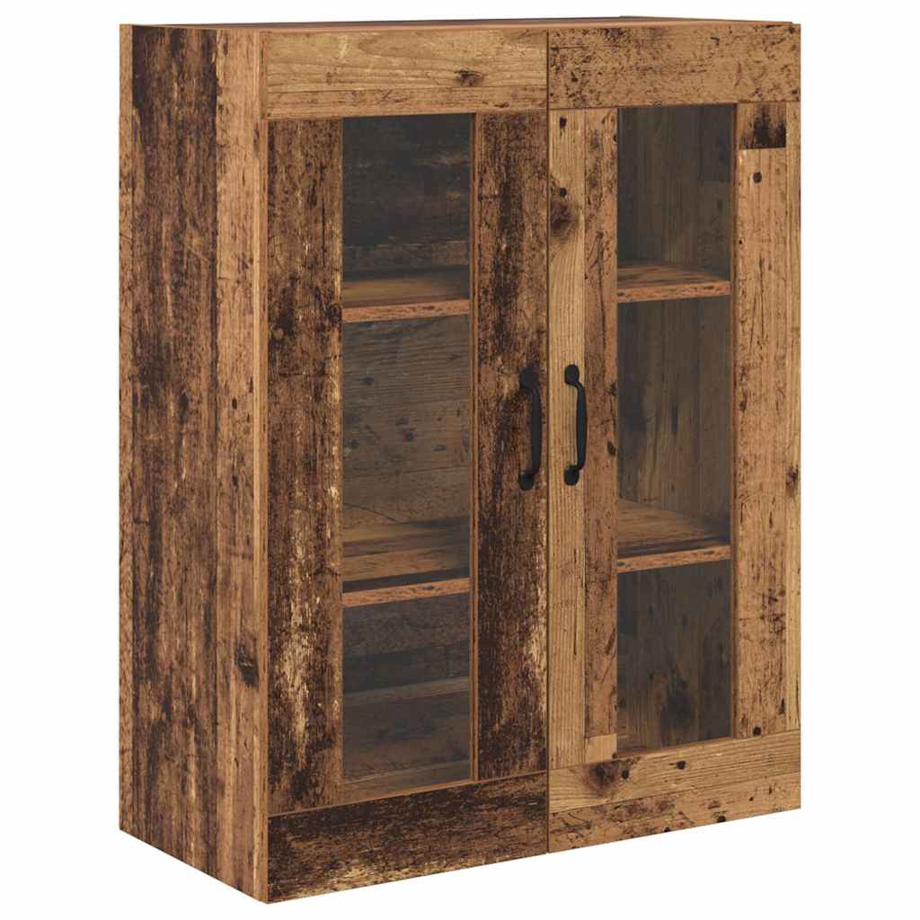 Highboard Altholz 69,5 x 34 x 180 cm Holzwerkstoff