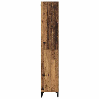 Highboard Altholz 69,5 x 34 x 180 cm Holzwerkstoff