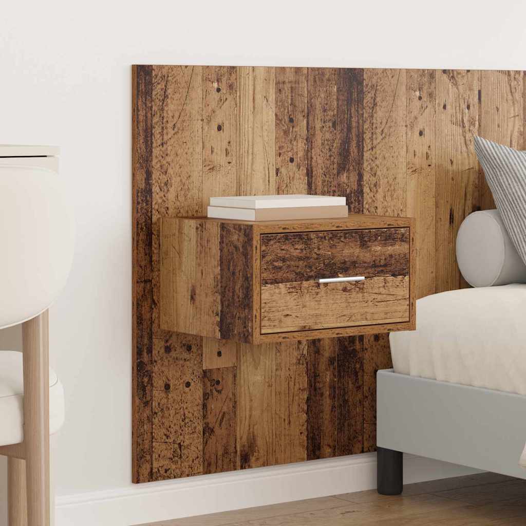 Kopfteil mit Schrank 3 stk. Altholz Holzwerkstoff
