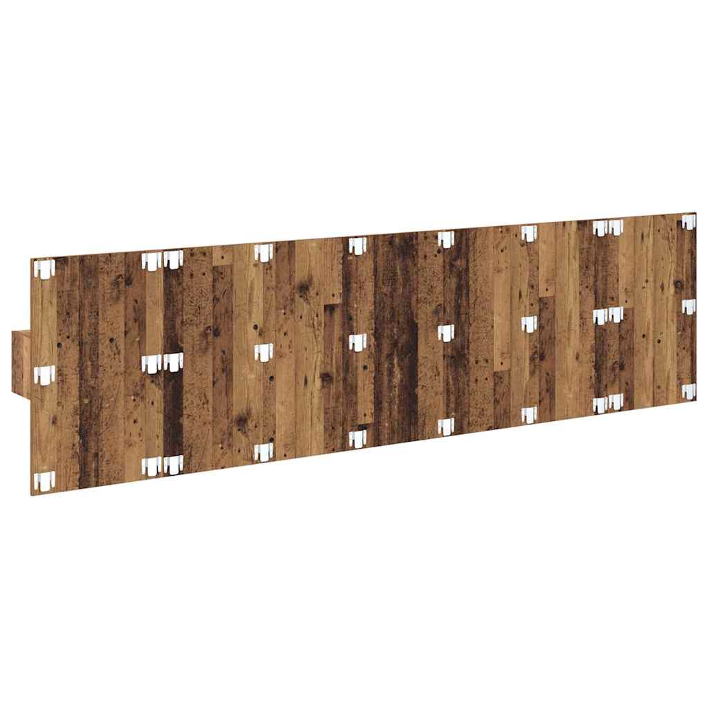 Kopfteil mit Schrank 3 stk. Altholz Holzwerkstoff