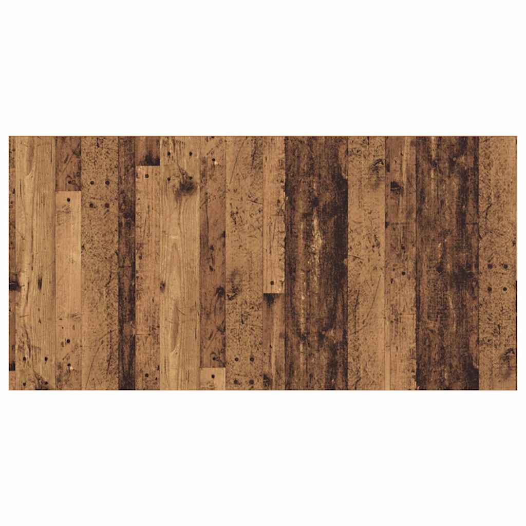 Kopfteil mit Schrank 3 stk. Altholz Holzwerkstoff
