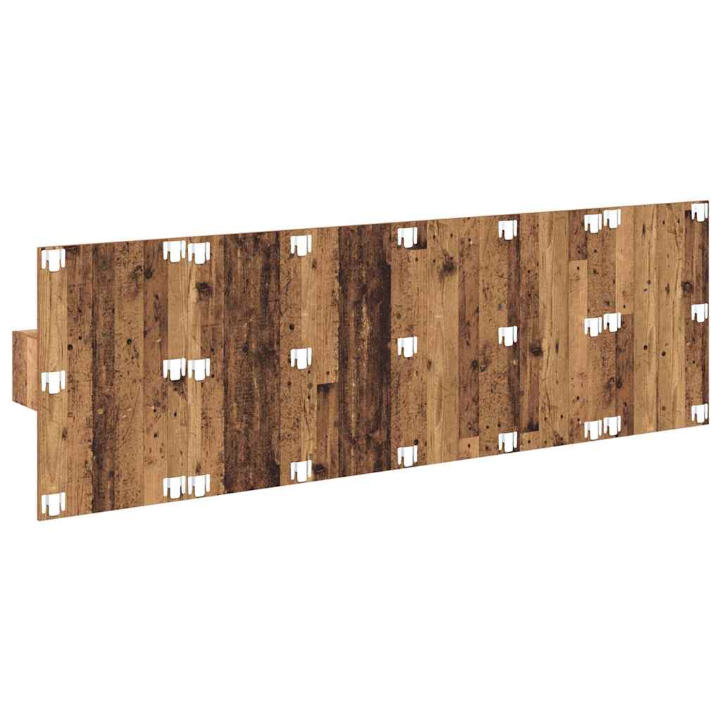 Kopfteil mit Schrank 3 stk. Altholz Holzwerkstoff