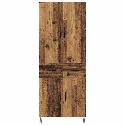 Highboard 2 stk. Altholz 69,5 x 34 x 180 cm Holzwerkstoff