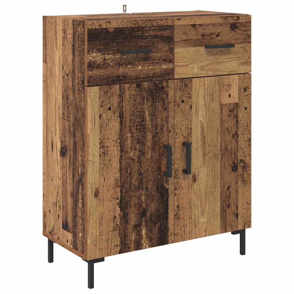 Highboard 2 stk. Altholz 69,5 x 34 x 180 cm Holzwerkstoff