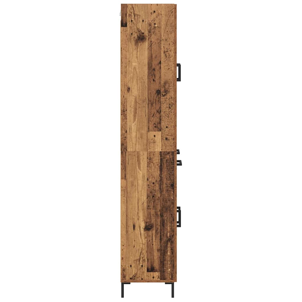 Highboard 2 stk. Altholz 69,5 x 34 x 180 cm Holzwerkstoff