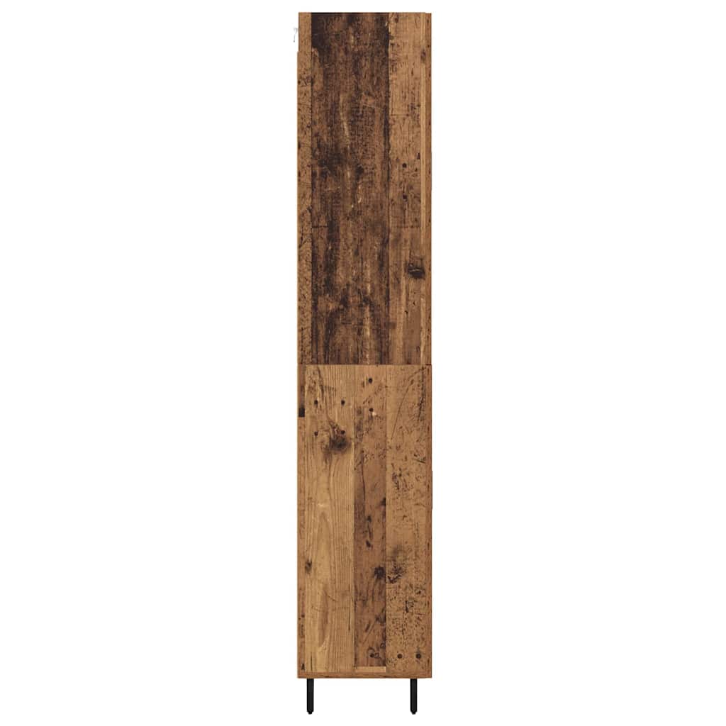 Highboard 2 stk. Altholz 69,5 x 34 x 180 cm Holzwerkstoff